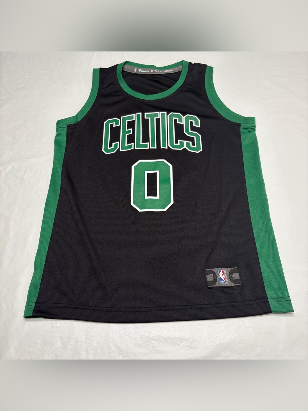 Jayson Tatum Boston Celtics Jersey Youth Boys Medium Fanatics #0 Black